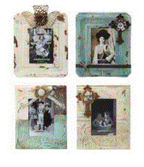 5X7 TIN PHOTO FRAME