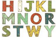 10-1/2" LETTERING DISTRESSED FIR
