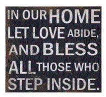 21X19-1/2" LET LOVE ABIDE MDF