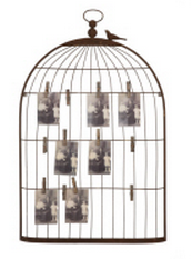 METAL BIRDCAGE CARD&PHOTO HOLDER